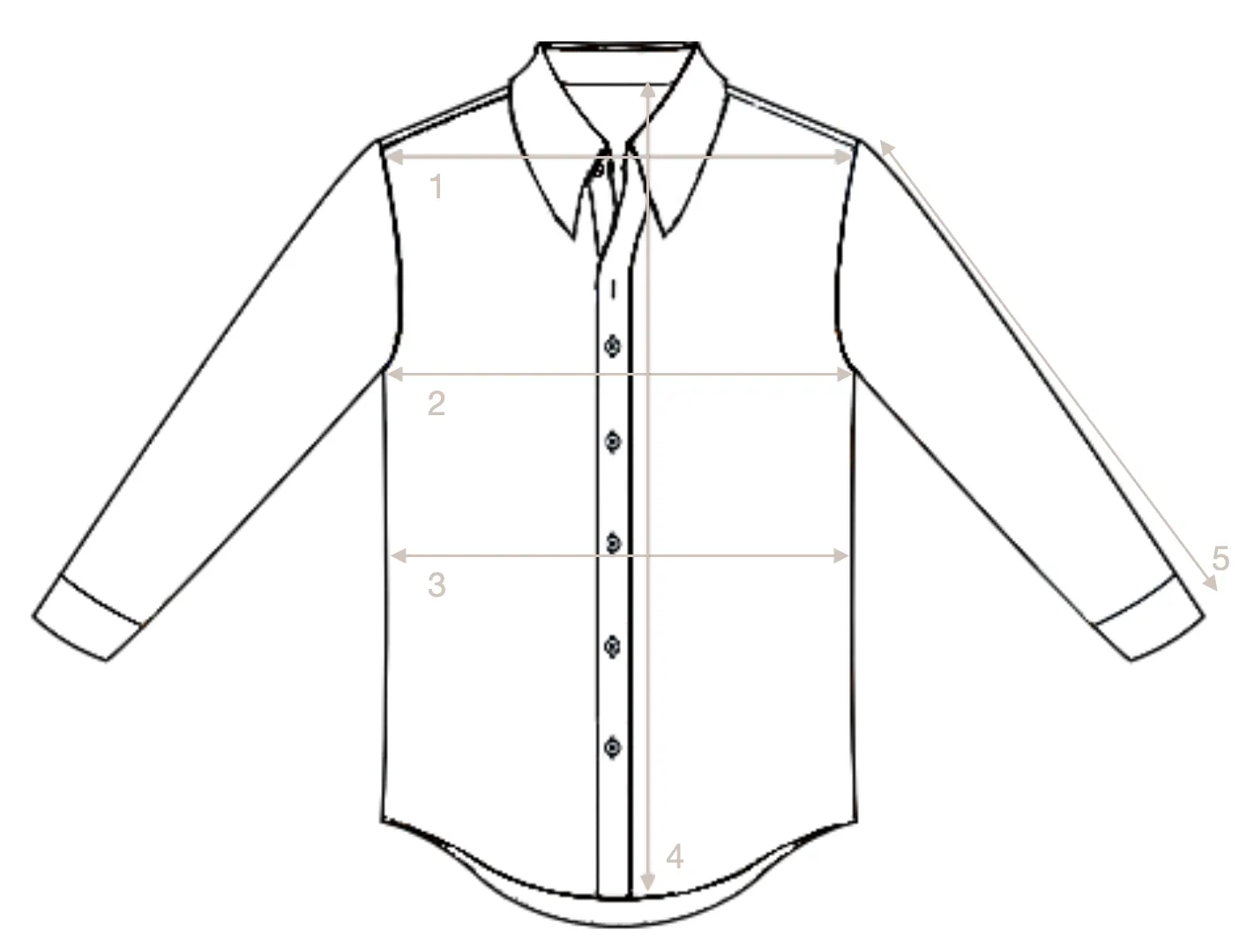 A.W. Bauer - Crisp White Evening Shirt 40