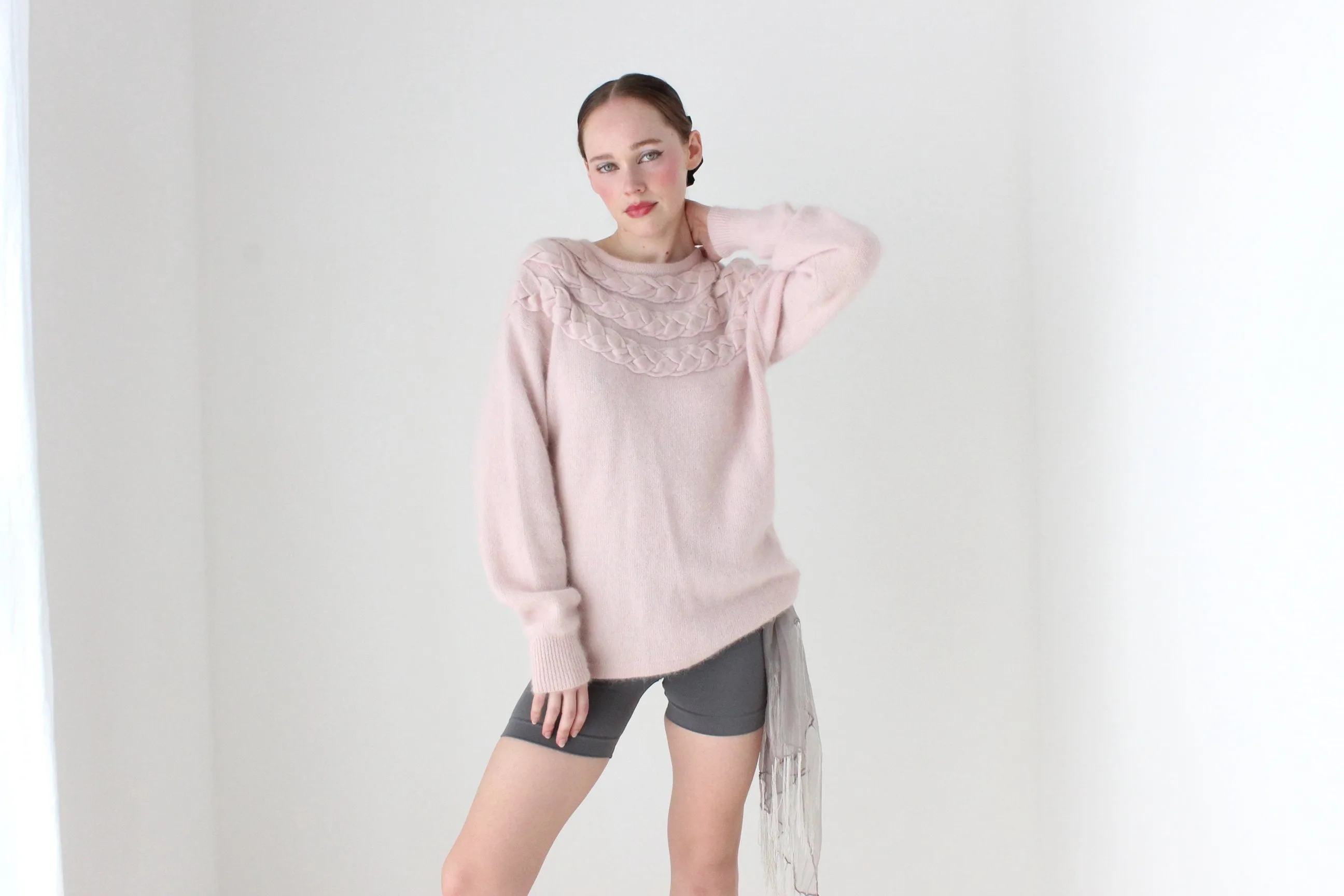 BALLETCORE 80s Soft Angora / Lambswool Sweater