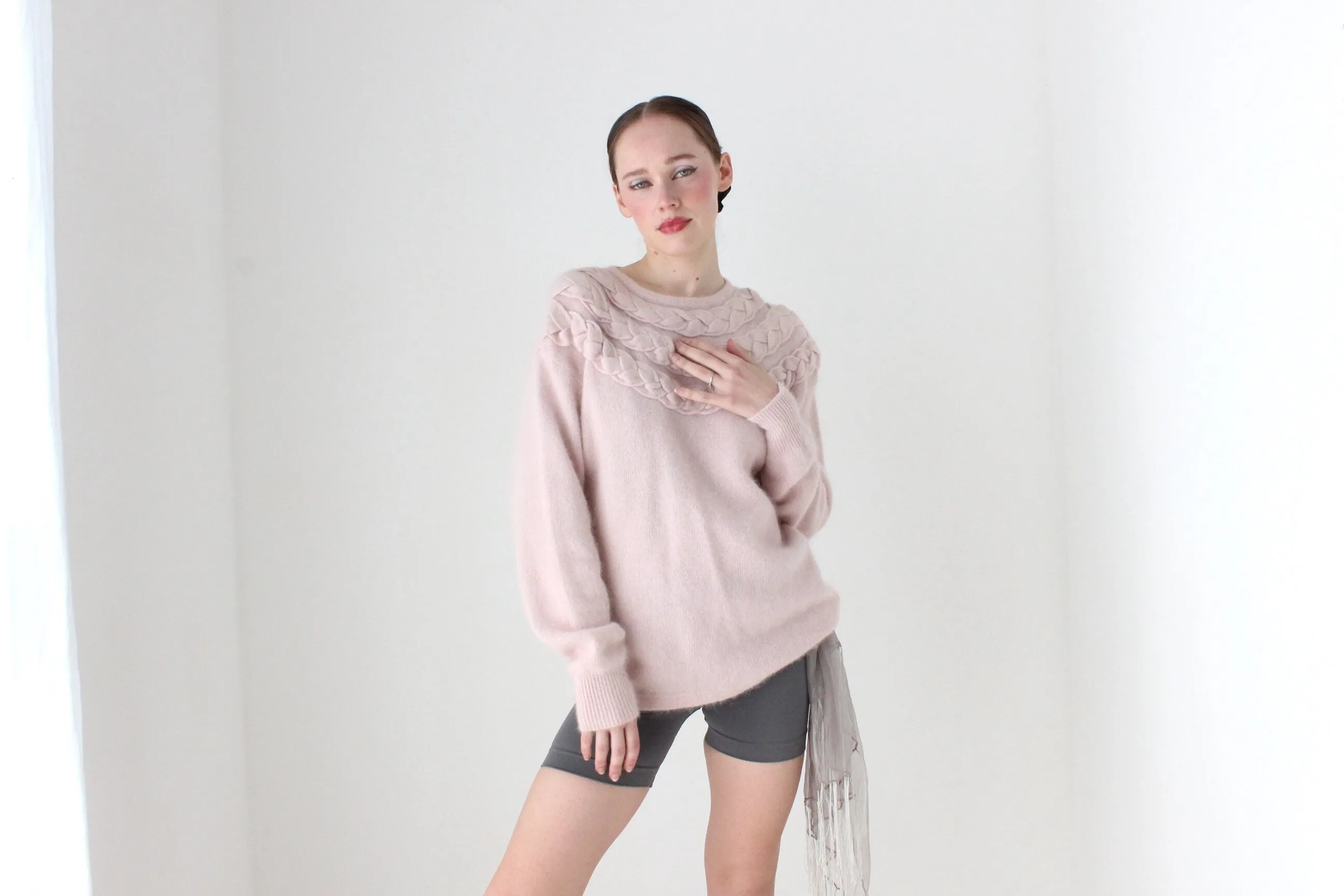 BALLETCORE 80s Soft Angora / Lambswool Sweater