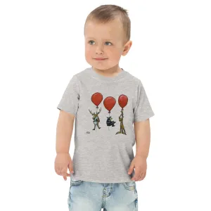 Balloon Party | Light Heather Gray Toddler T-Shirt