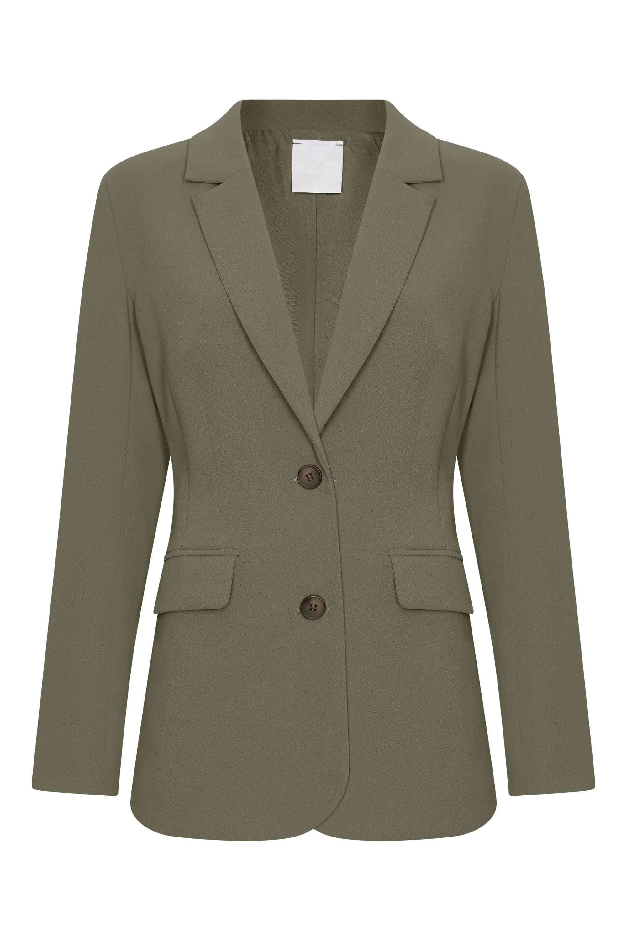 Blazer | Summer Crepe | Catany | Dusky Green Crepe