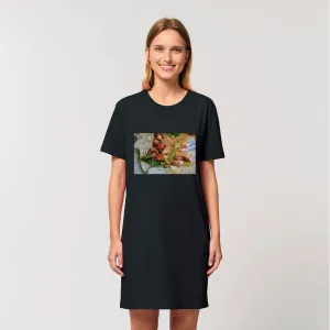Chicken Burrito Organic T-Shirt Dress