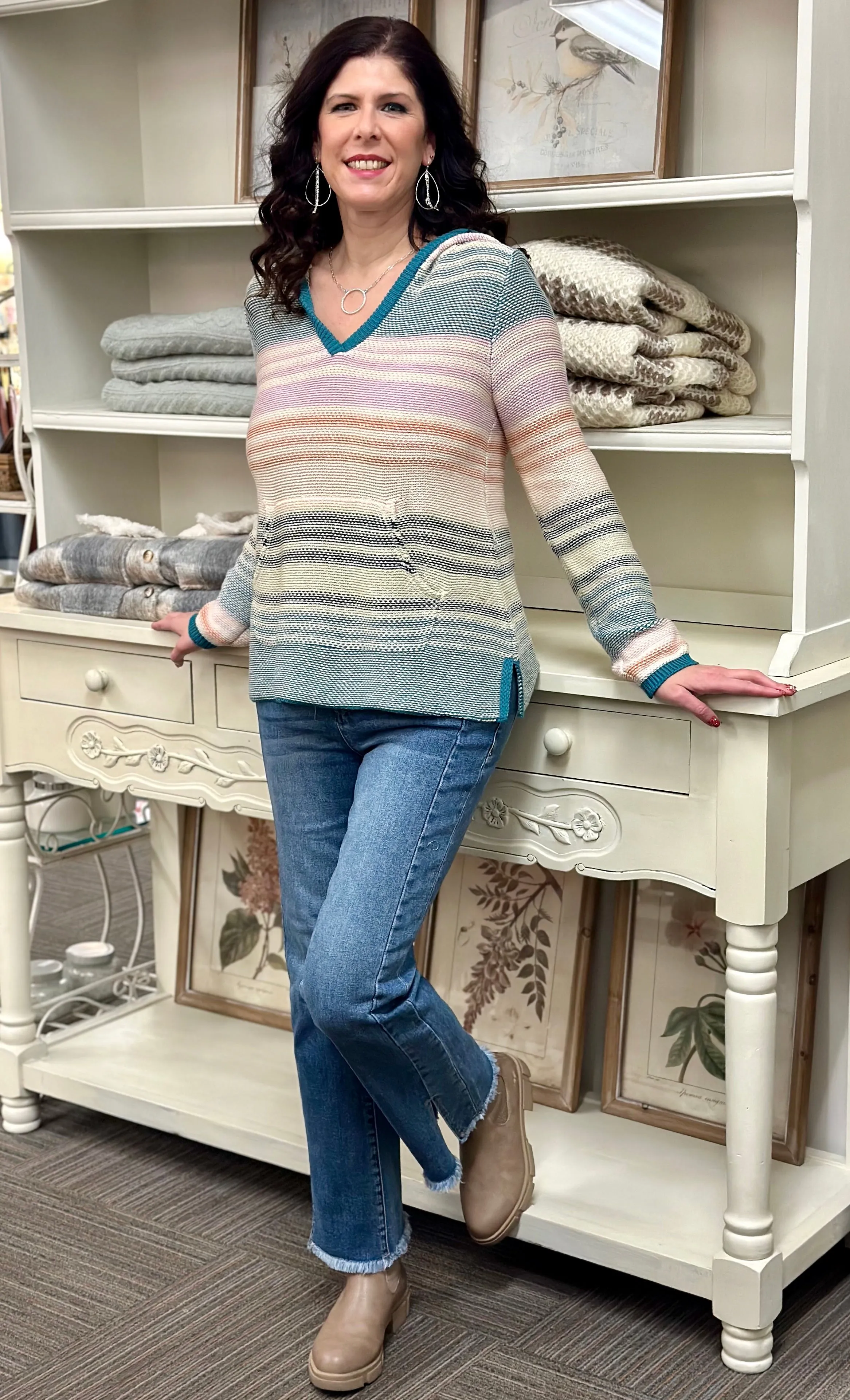 Coastal Cozy Hoodie Sweater