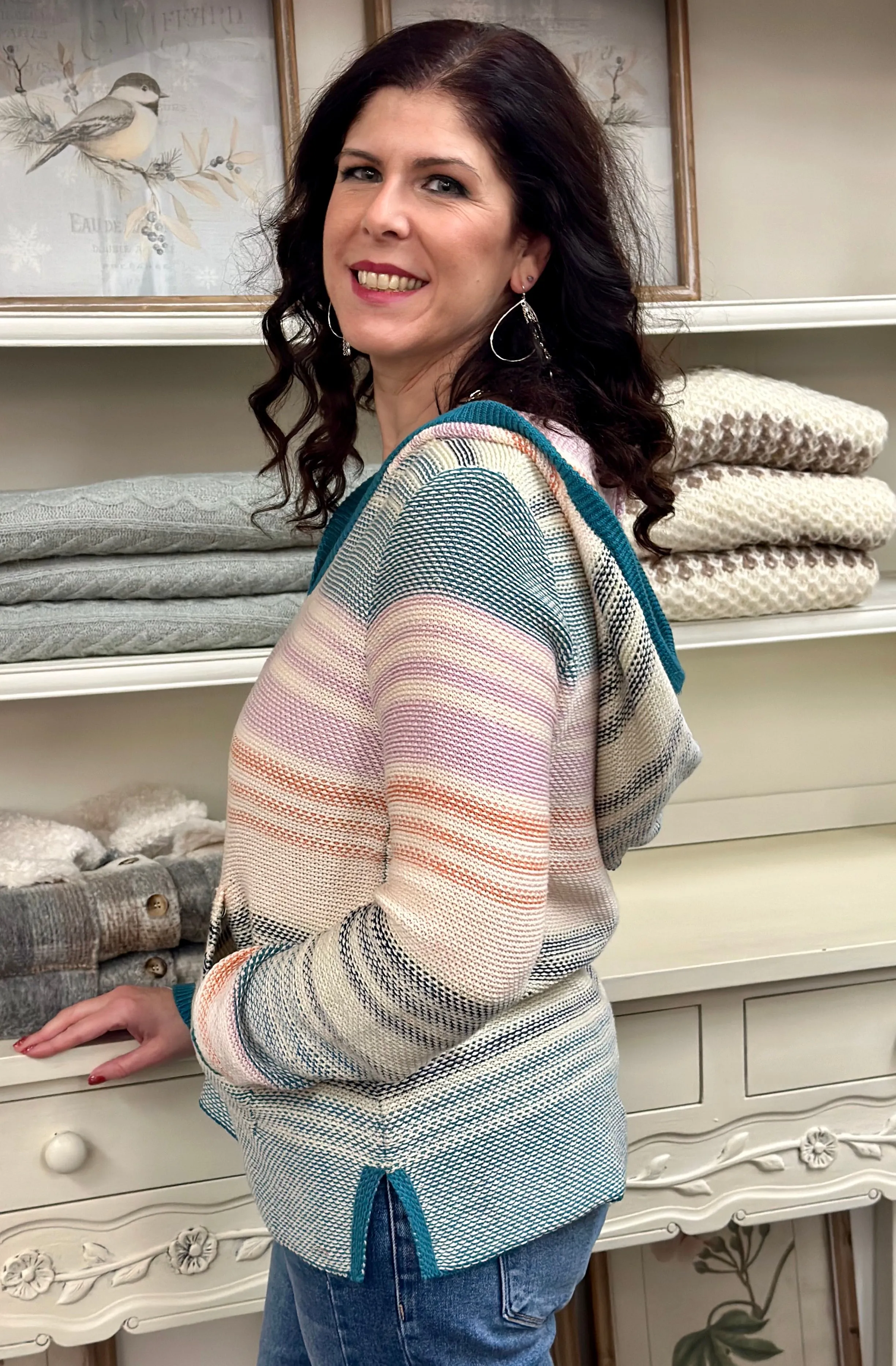 Coastal Cozy Hoodie Sweater
