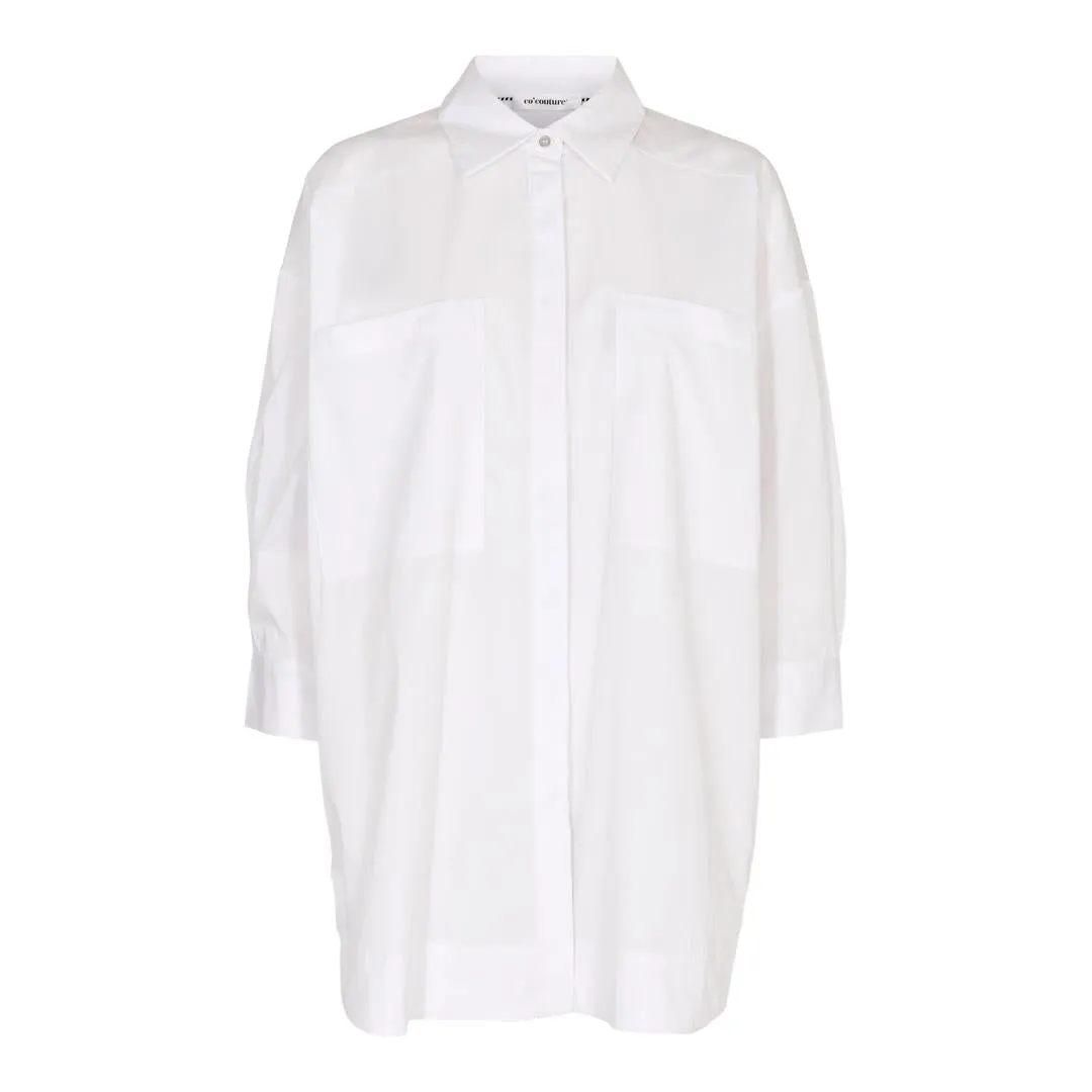 Co'Coture CottonCC Crisp Pocket Shirt White