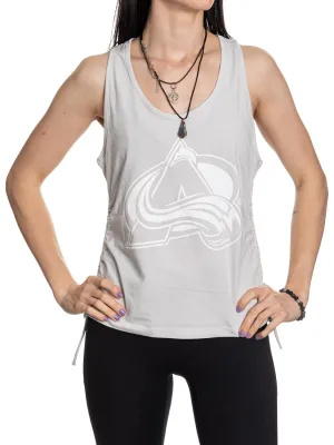Colorado Avalanche Women's Adjustable Jersey Knit Tank Top