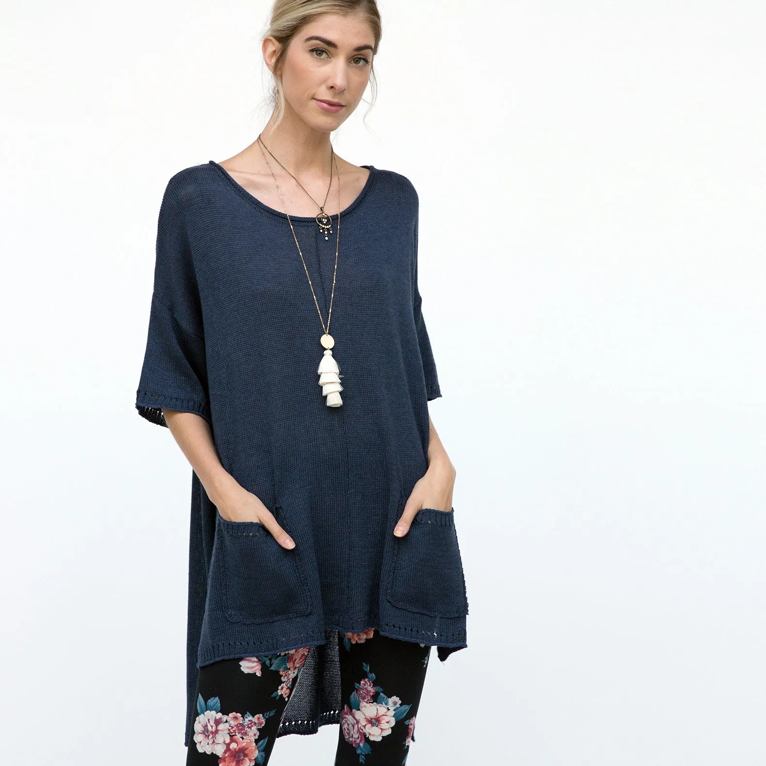 Comfy Oversize Knit Tunic