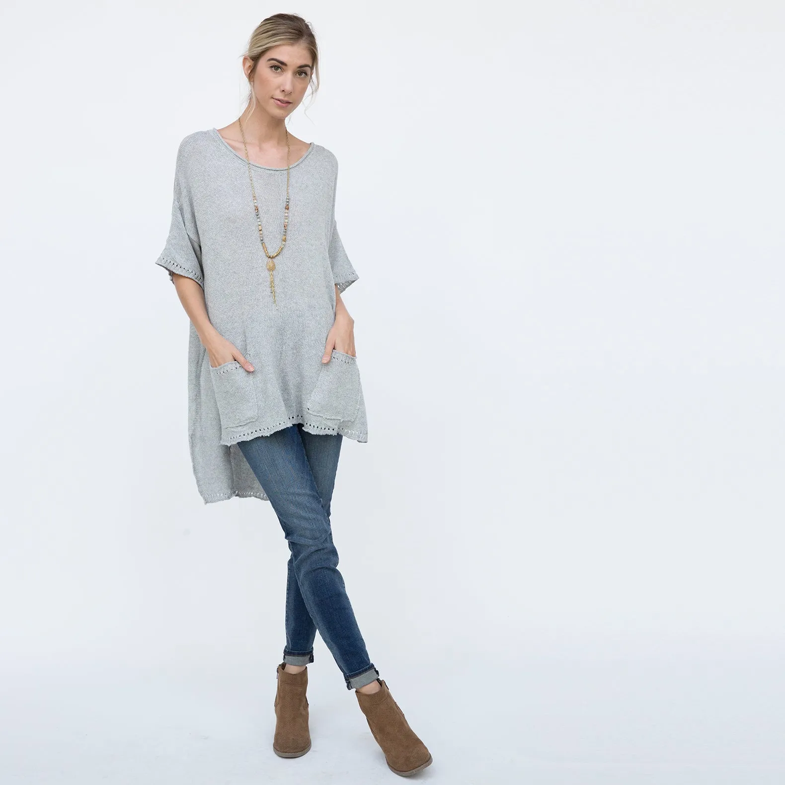 Comfy Oversize Knit Tunic