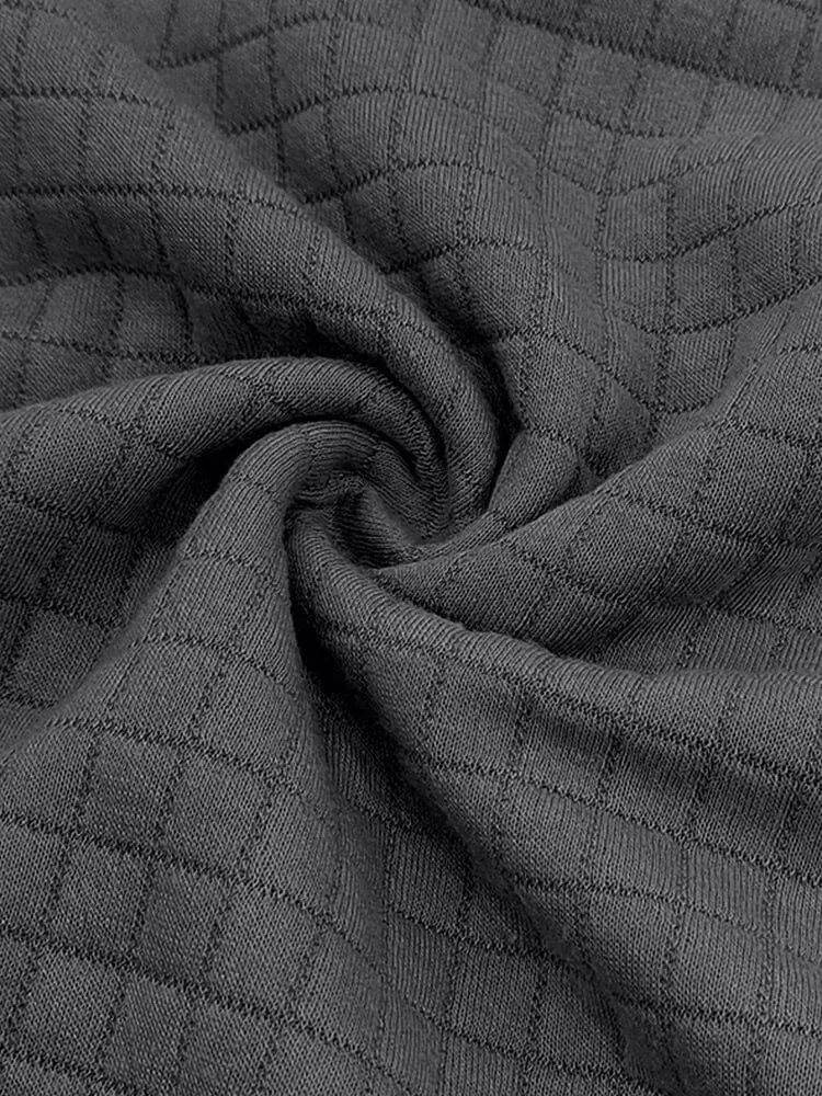 Comfy Soft Grid Texture Top