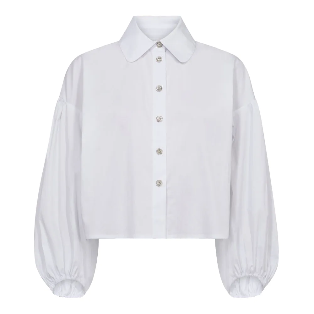 Cottoncc Crisp Crystal Shirt - White