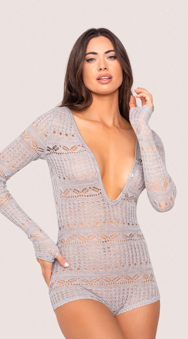 Cozy Sweater Romper