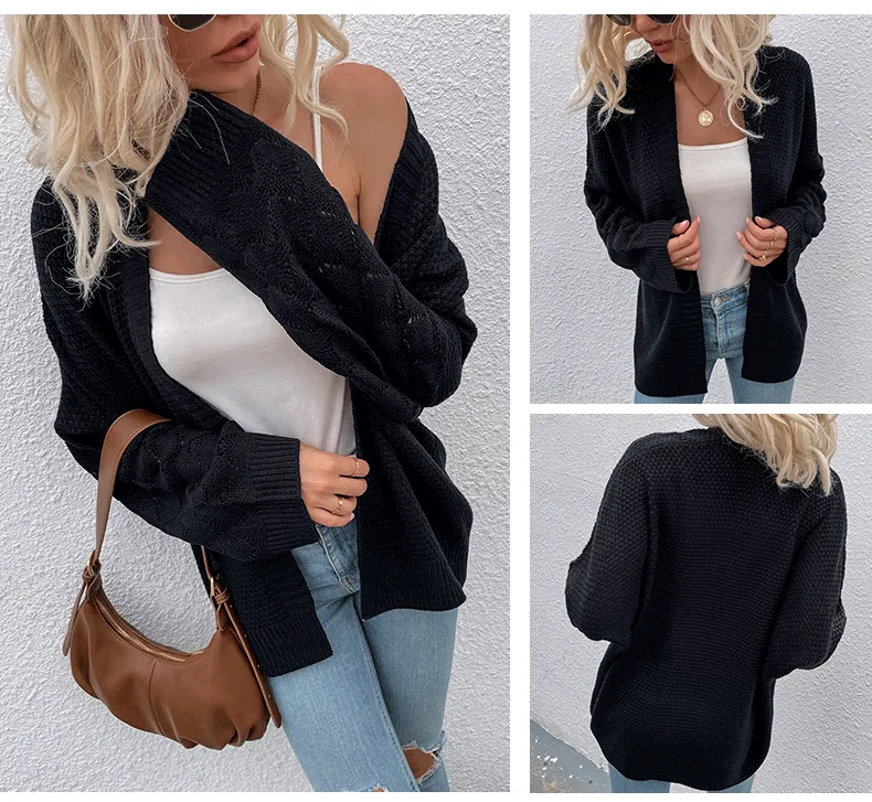 Cozy Up Open Front Cardigan