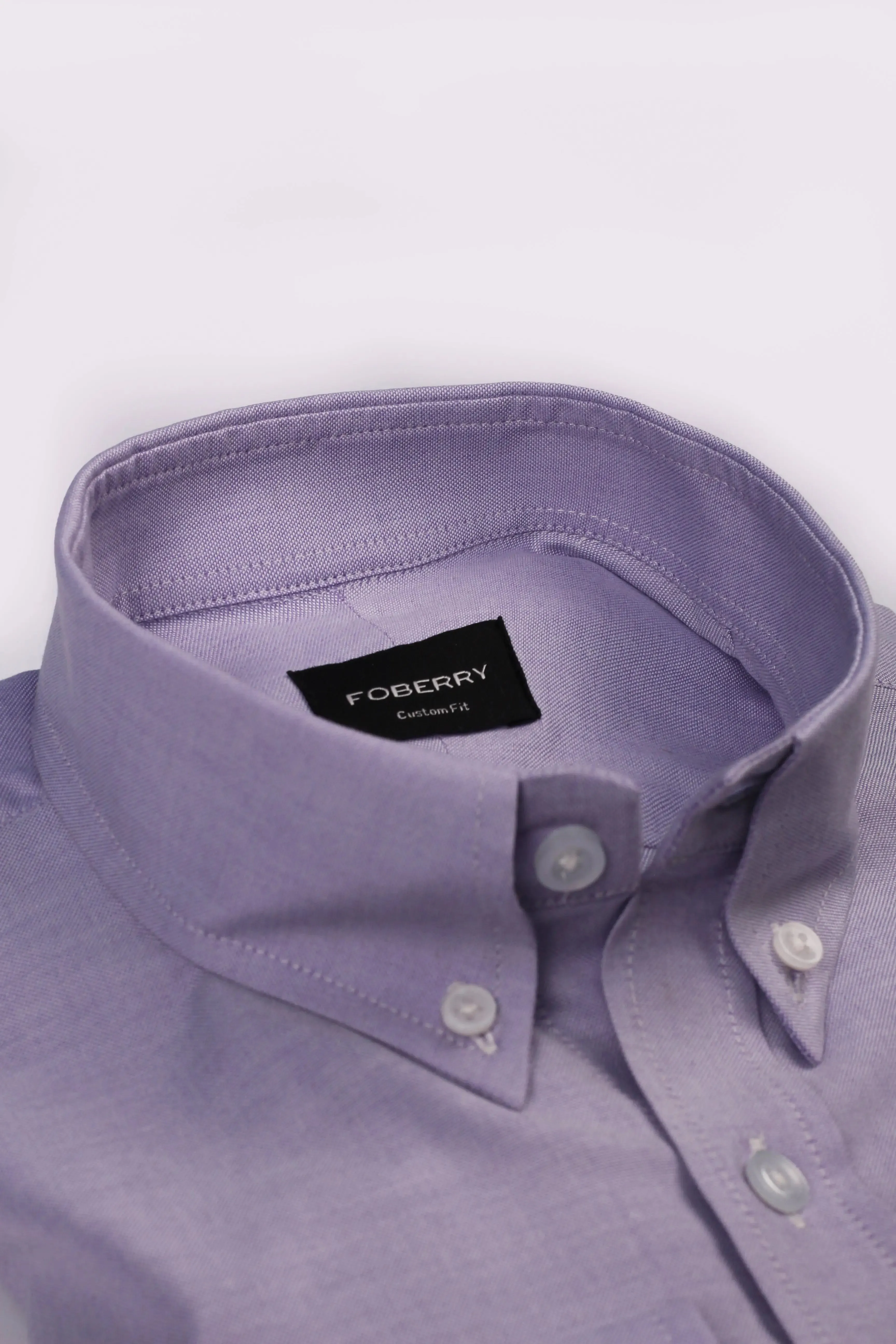 Crisp Lilac Oxford Shirt