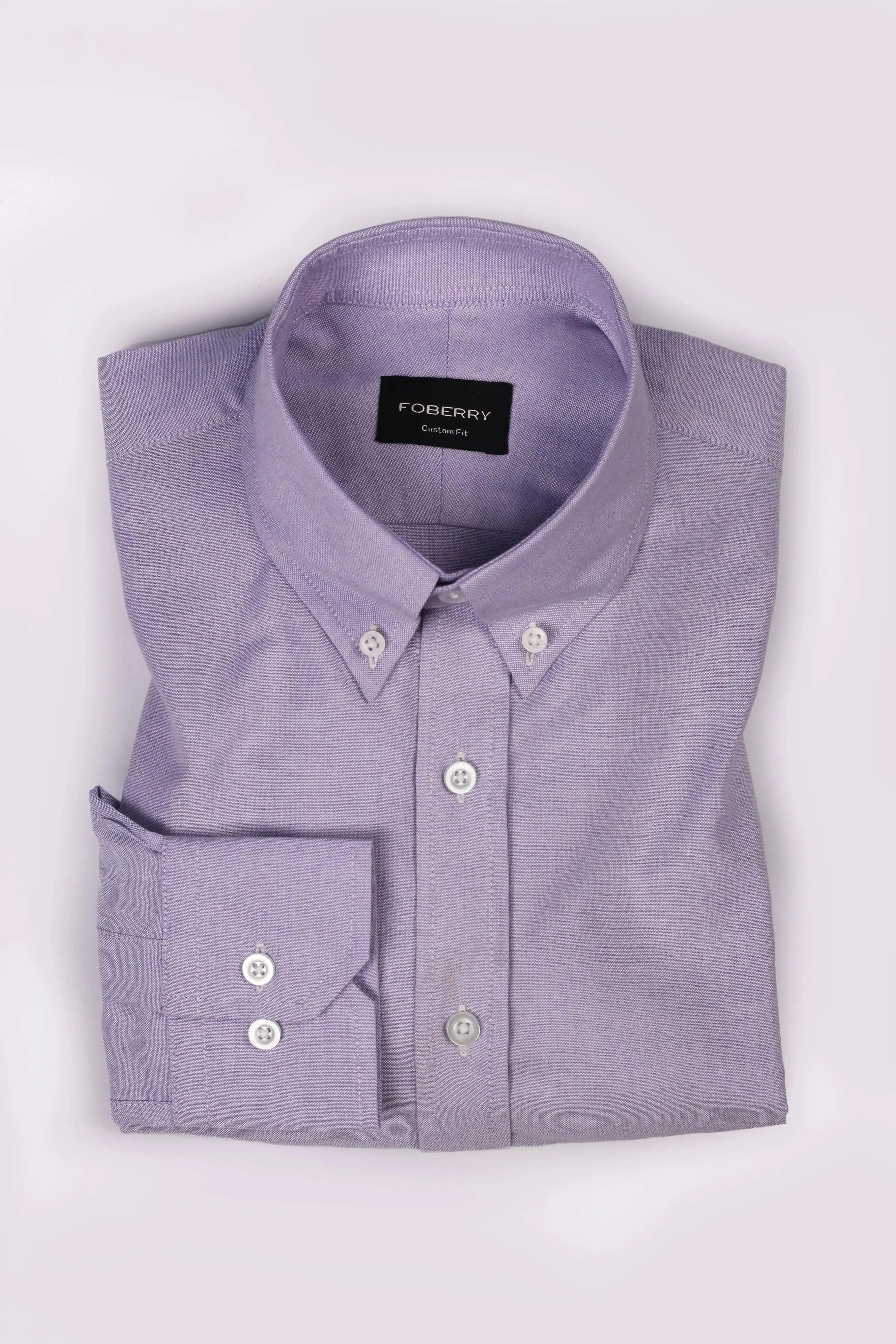 Crisp Lilac Oxford Shirt