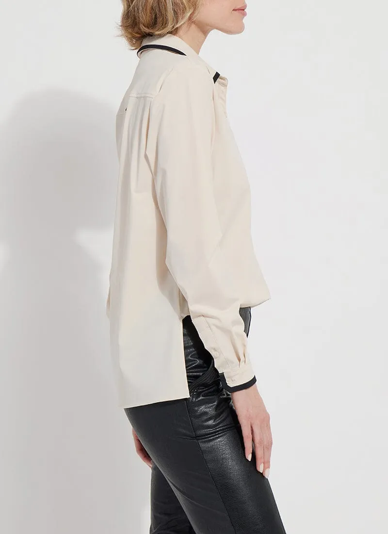Diana Shirt w Contrast Trim