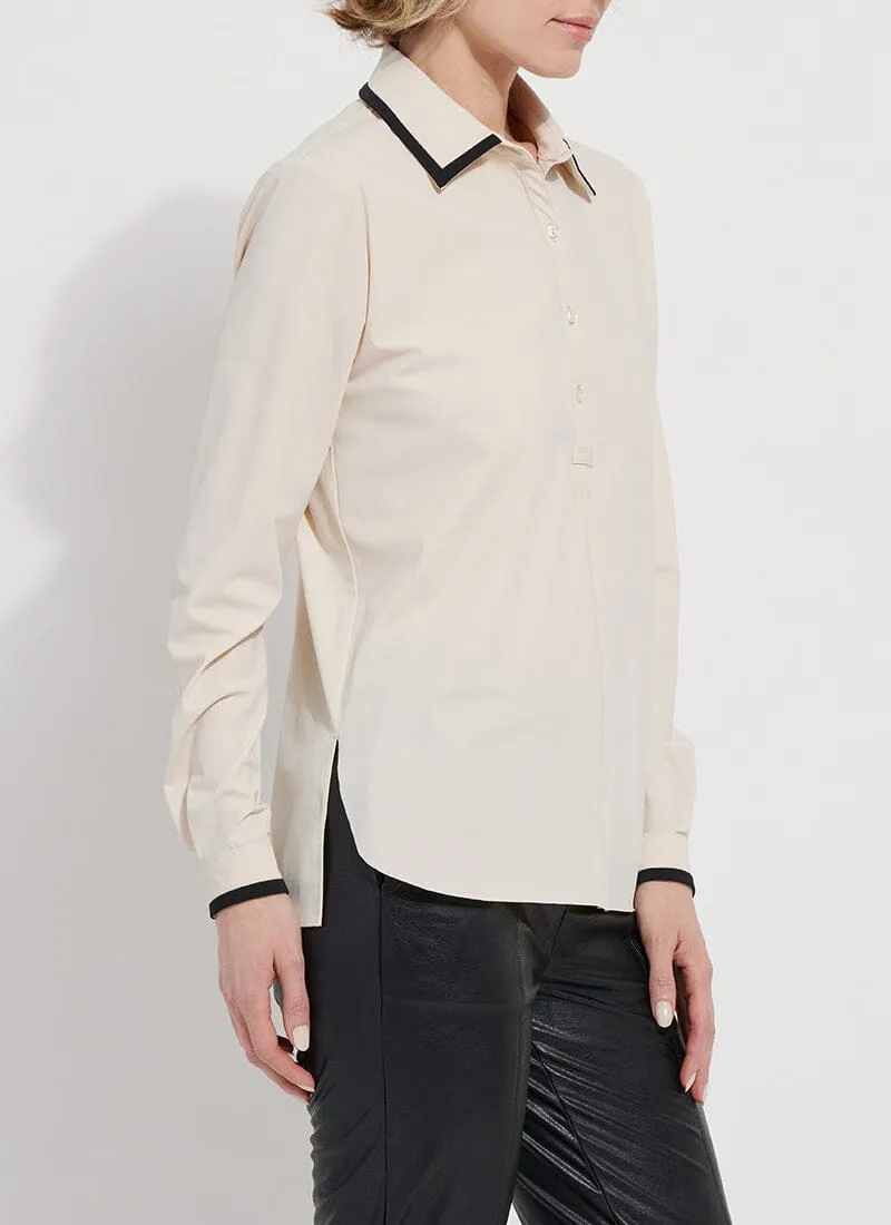 Diana Shirt w Contrast Trim