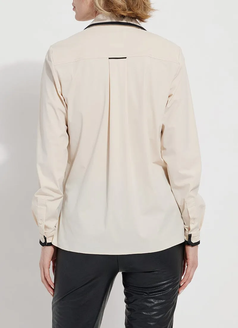 Diana Shirt w Contrast Trim