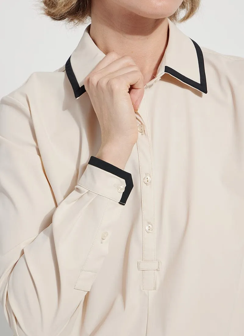 Diana Shirt w Contrast Trim