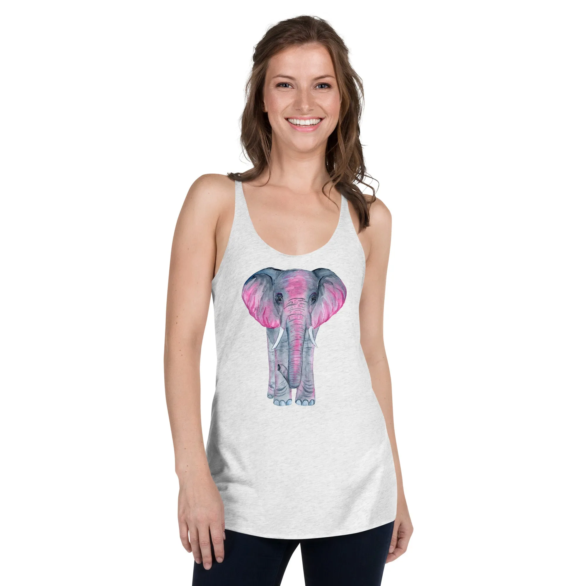 Elephant graphic print tanks for Ladies wear