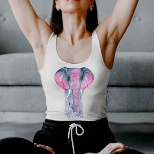 Elephant graphic print tanks for Ladies wear