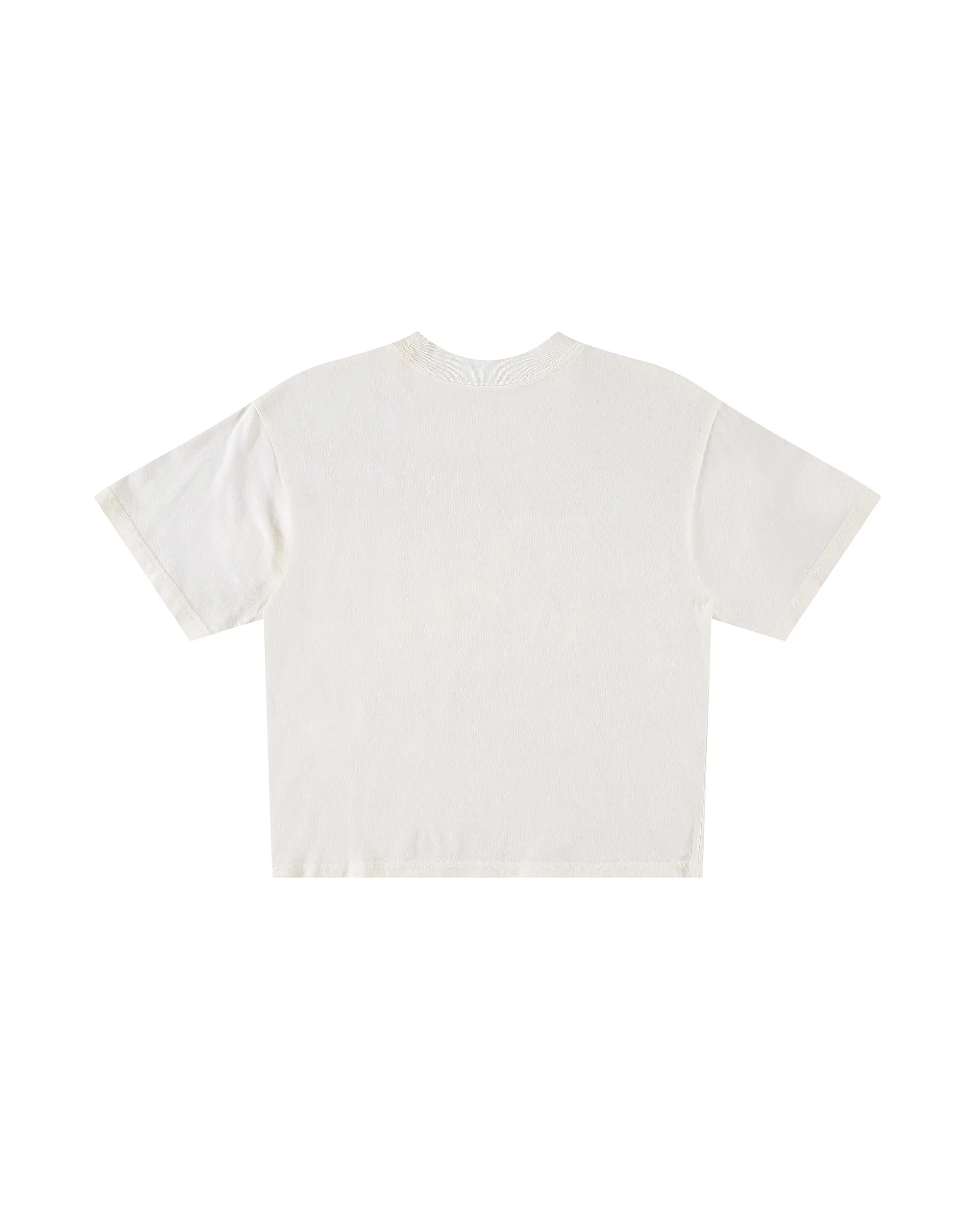 Floral Fun Relaxed Crop T-Shirt - Cream