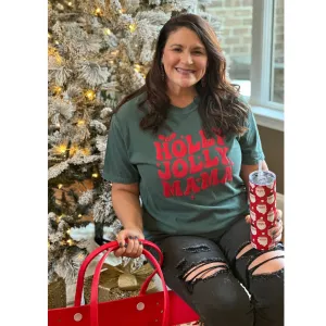 Holly Jolly Mama Graphic Tee