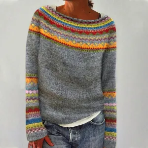Ivyshape | Cozy Retro Knit Jumper