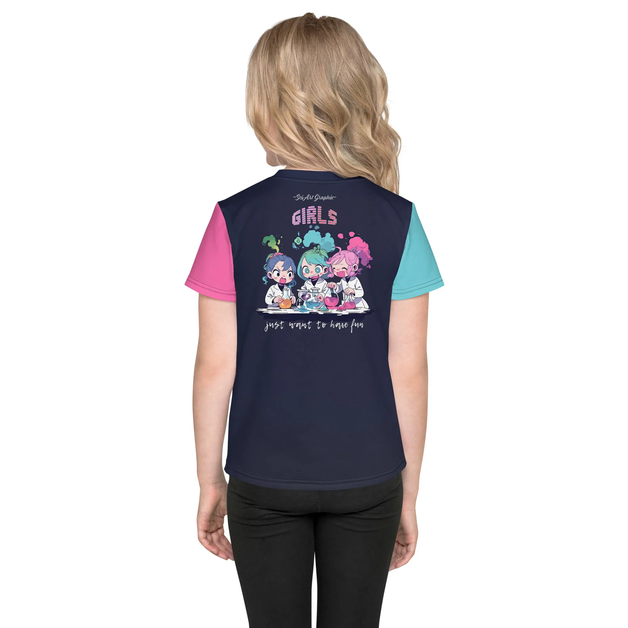 Kids T-Shirt Girls Just Want to Have Fun