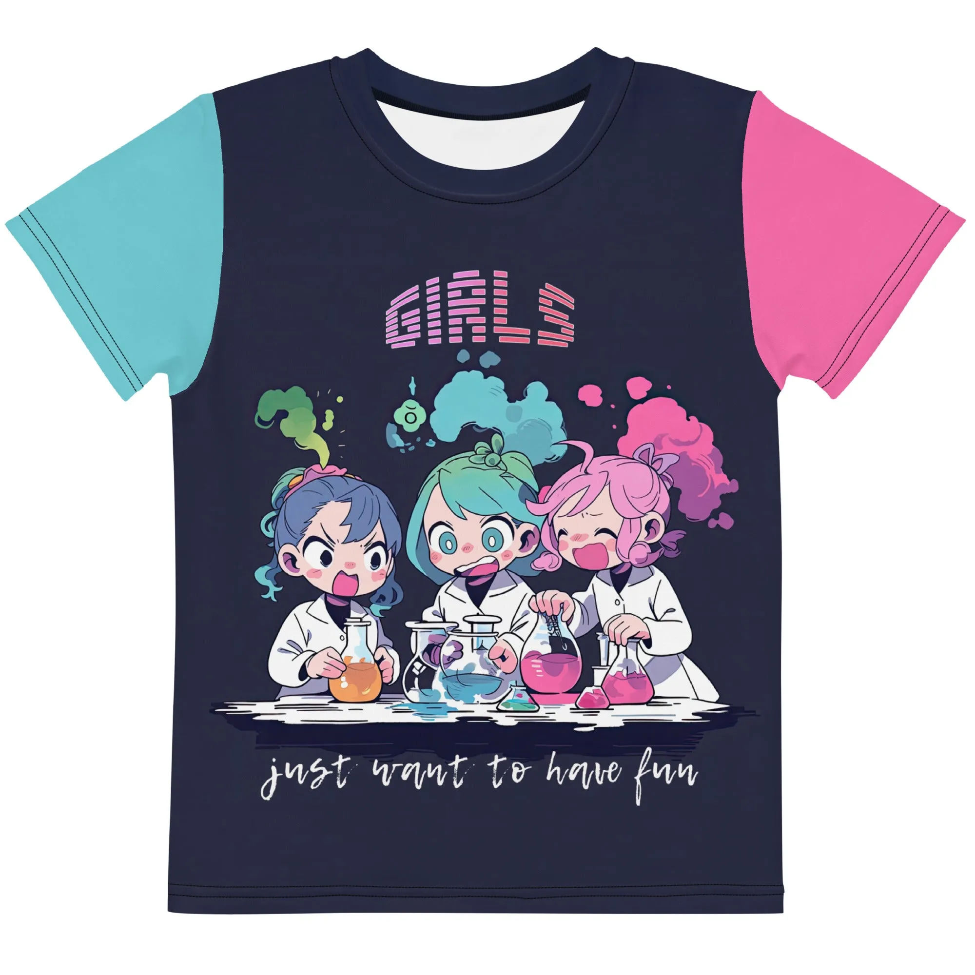 Kids T-Shirt Girls Just Want to Have Fun