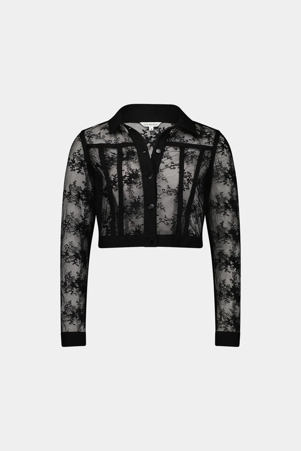 Lemon Tree Design Sally-Ann Lace Jacket - Black