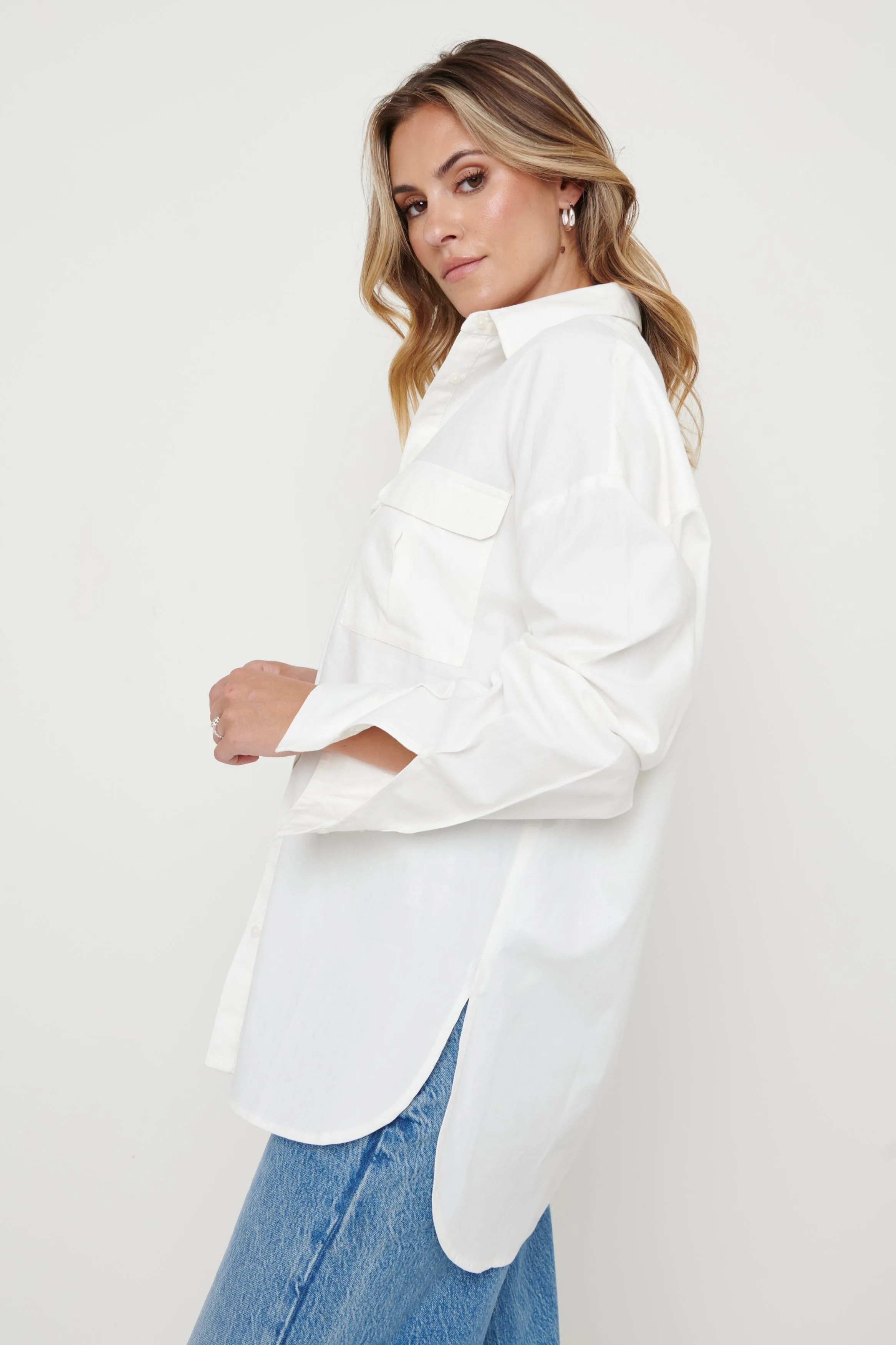 Max Utility Shirt - Crisp White
