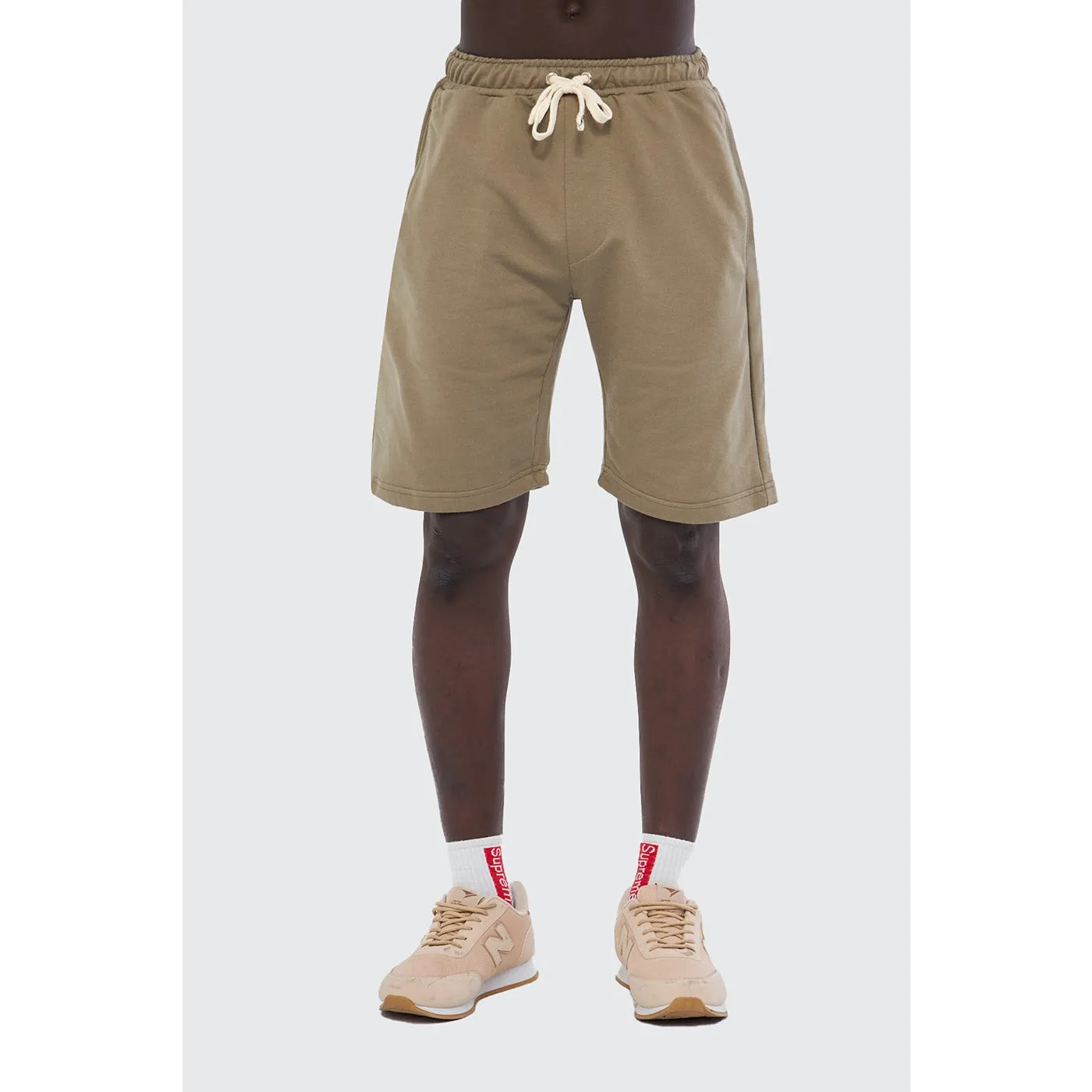 Olive Relaxed Fit Shorts