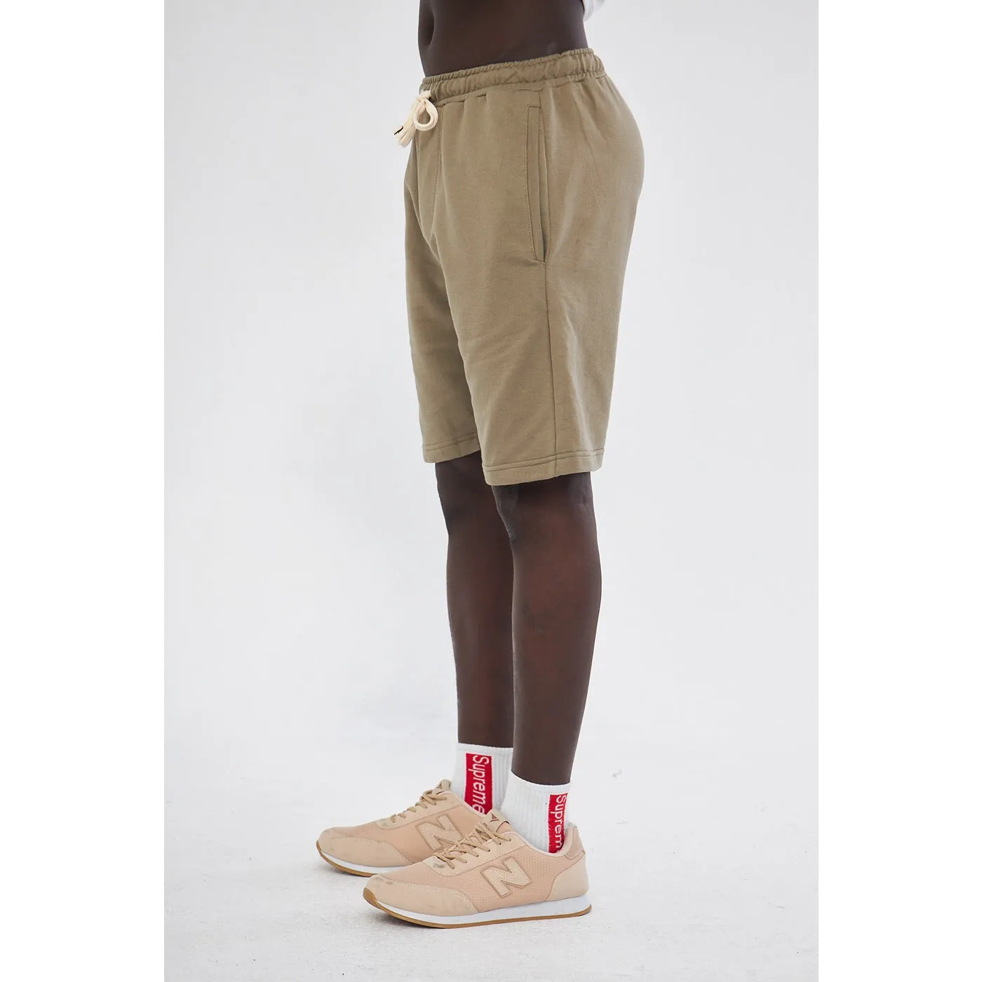 Olive Relaxed Fit Shorts