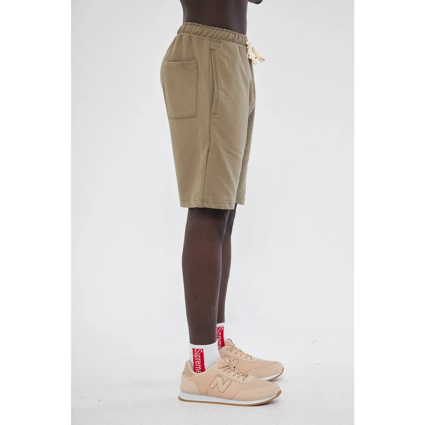 Olive Relaxed Fit Shorts
