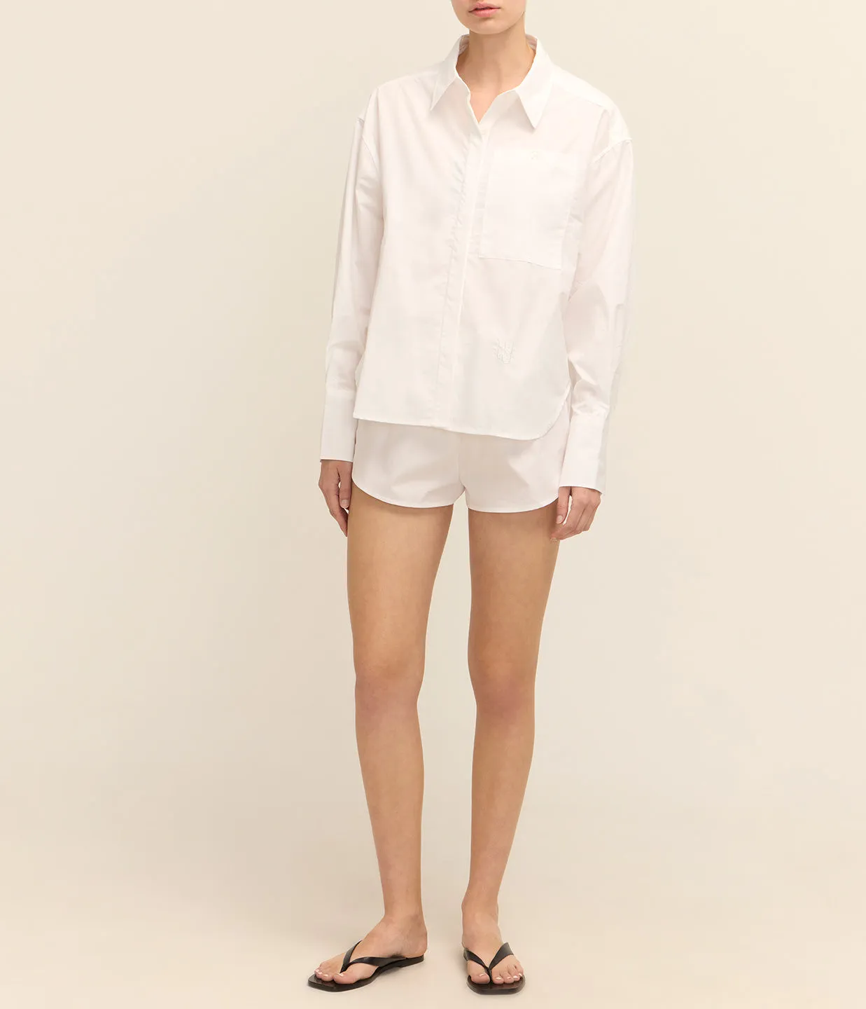 Palma Shirt in Crisp White