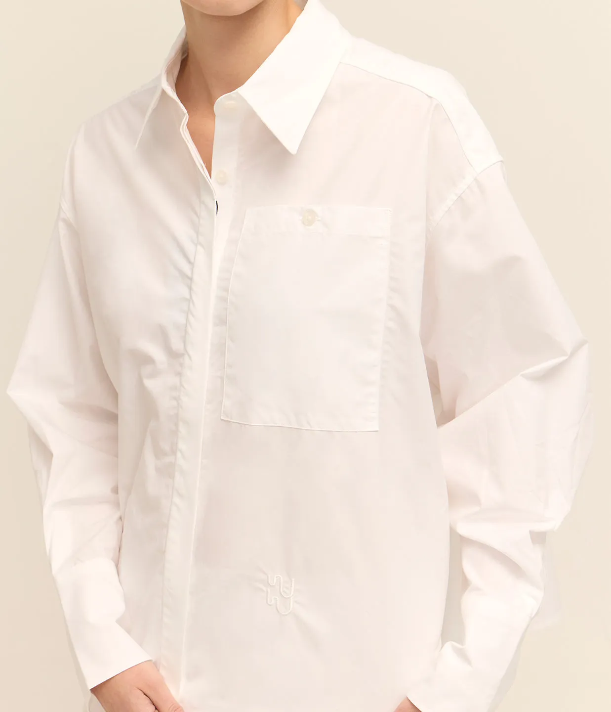 Palma Shirt in Crisp White