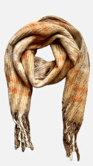 Plush Scarf - Toffee