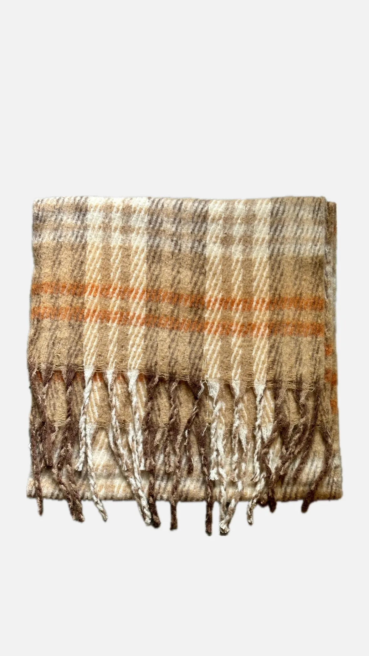 Plush Scarf - Toffee