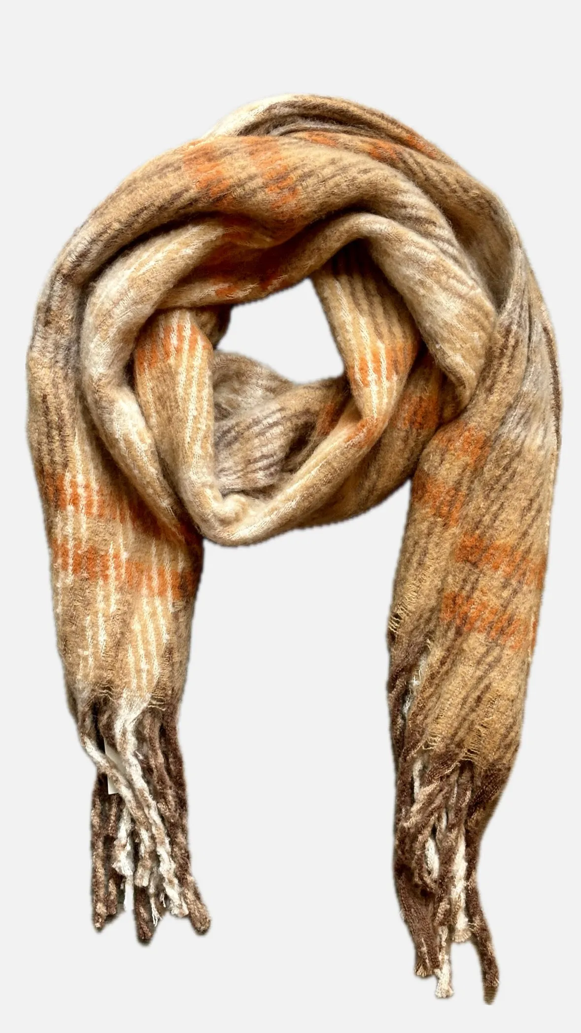 Plush Scarf - Toffee
