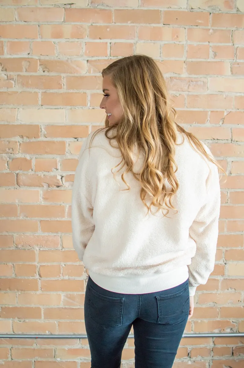 Popcorn Sweater | Cream