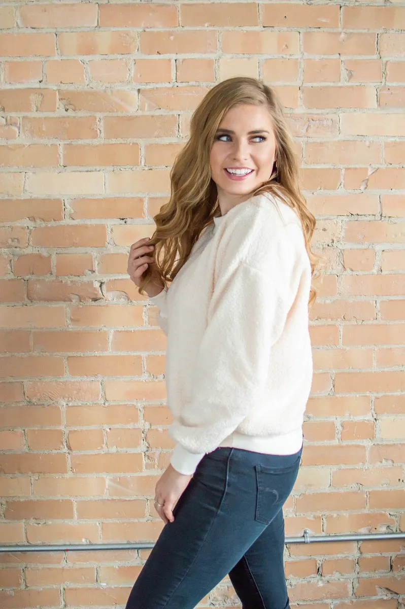 Popcorn Sweater | Cream