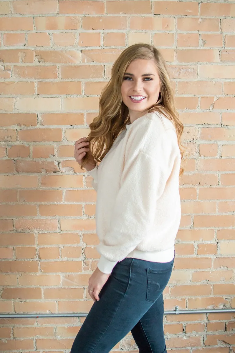 Popcorn Sweater | Cream