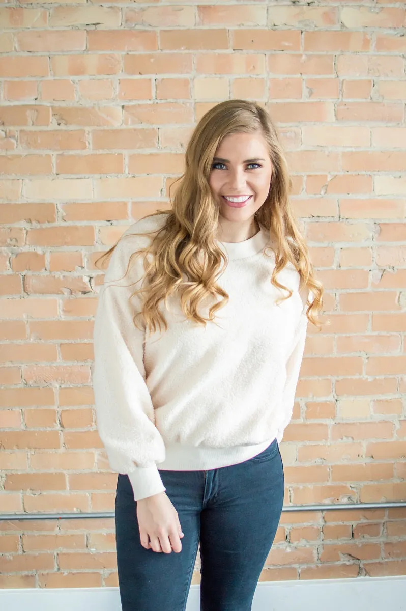 Popcorn Sweater | Cream