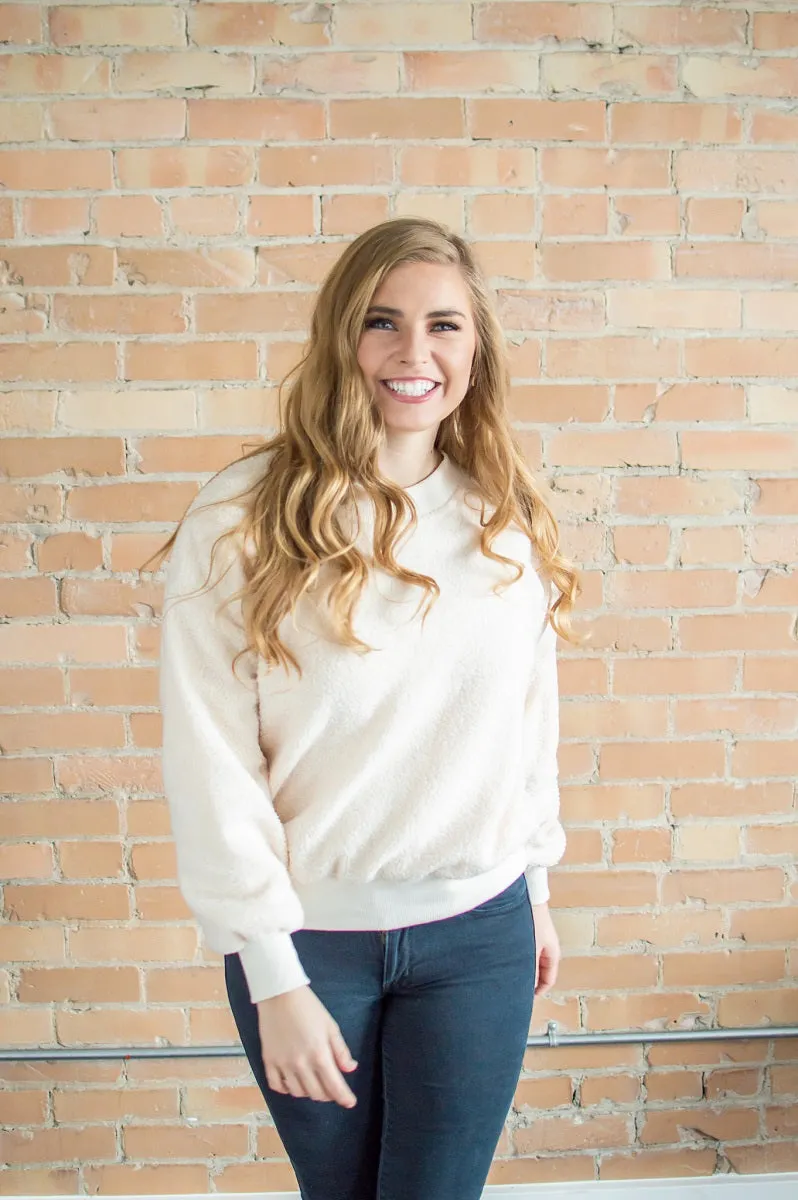Popcorn Sweater | Cream