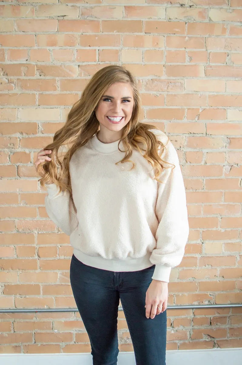 Popcorn Sweater | Cream