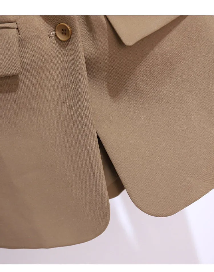 Pre Order:  Chain Belt Flap Pockets Blazer