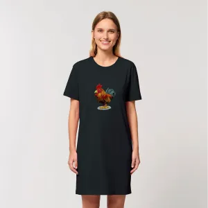 Rooster Organic T-Shirt Dress