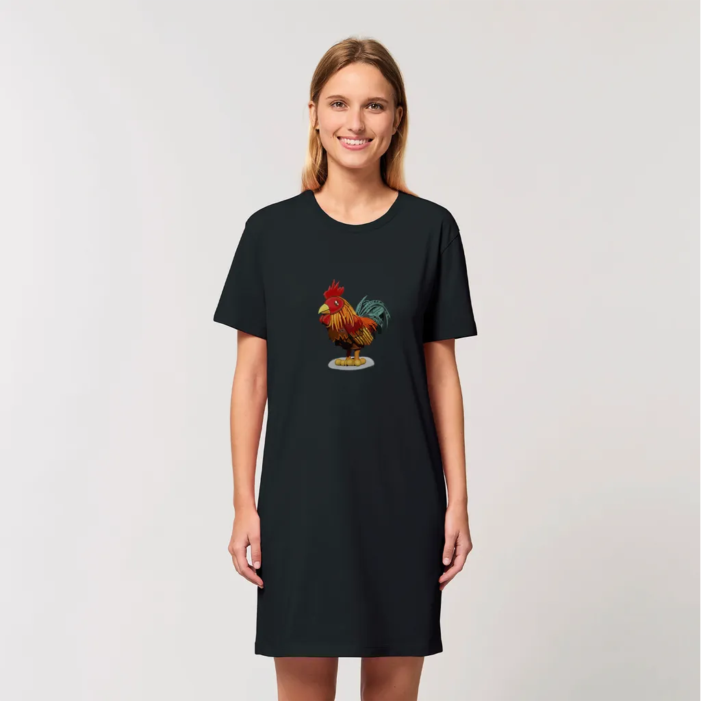 Rooster Organic T-Shirt Dress