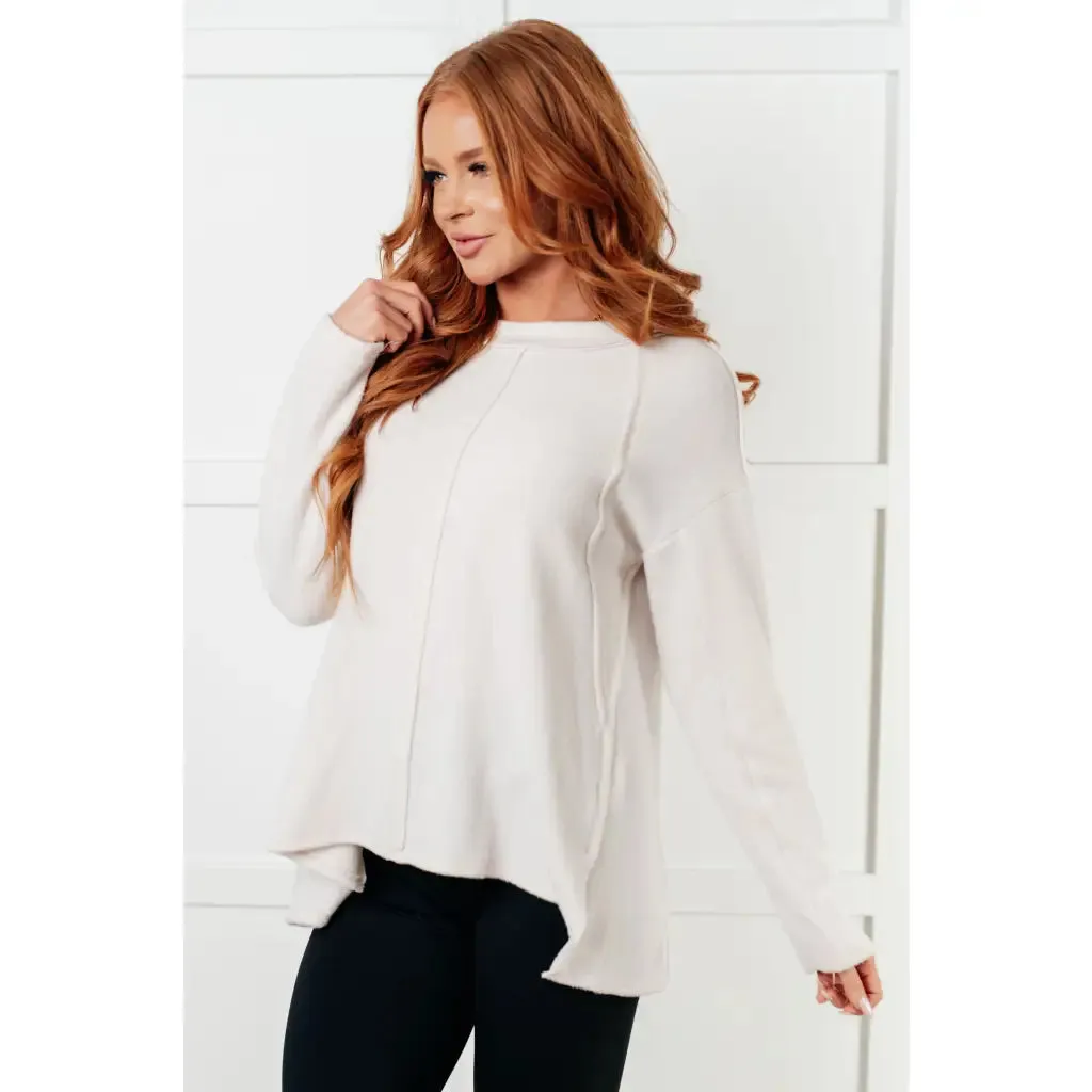 Simply Soft Sweater in Sand Beige