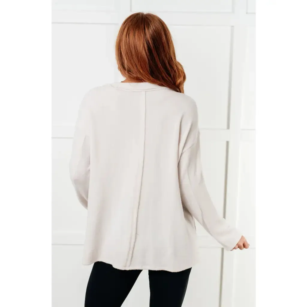 Simply Soft Sweater in Sand Beige